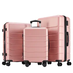 Luggage Sets 3 Piece Suitcases with Wheels, Suitcase Set ABS Hard Case Luggage with TSA Lock Spinner Wheels Durable Travel Luggage Hardside Luggage with Spinner Wheels Expandable and TSA Lock Hard Shell Lightweight Roller Suitcase