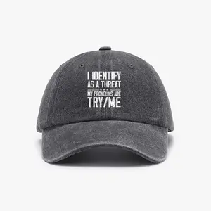 Unisex Street Baseball Cap 80s 90s Pattern Anime Hat Men Gift Snapback Fitted Vintage Denim Fabric Iconic Logo Heat Transfer Print Green Dragon Ball Detail