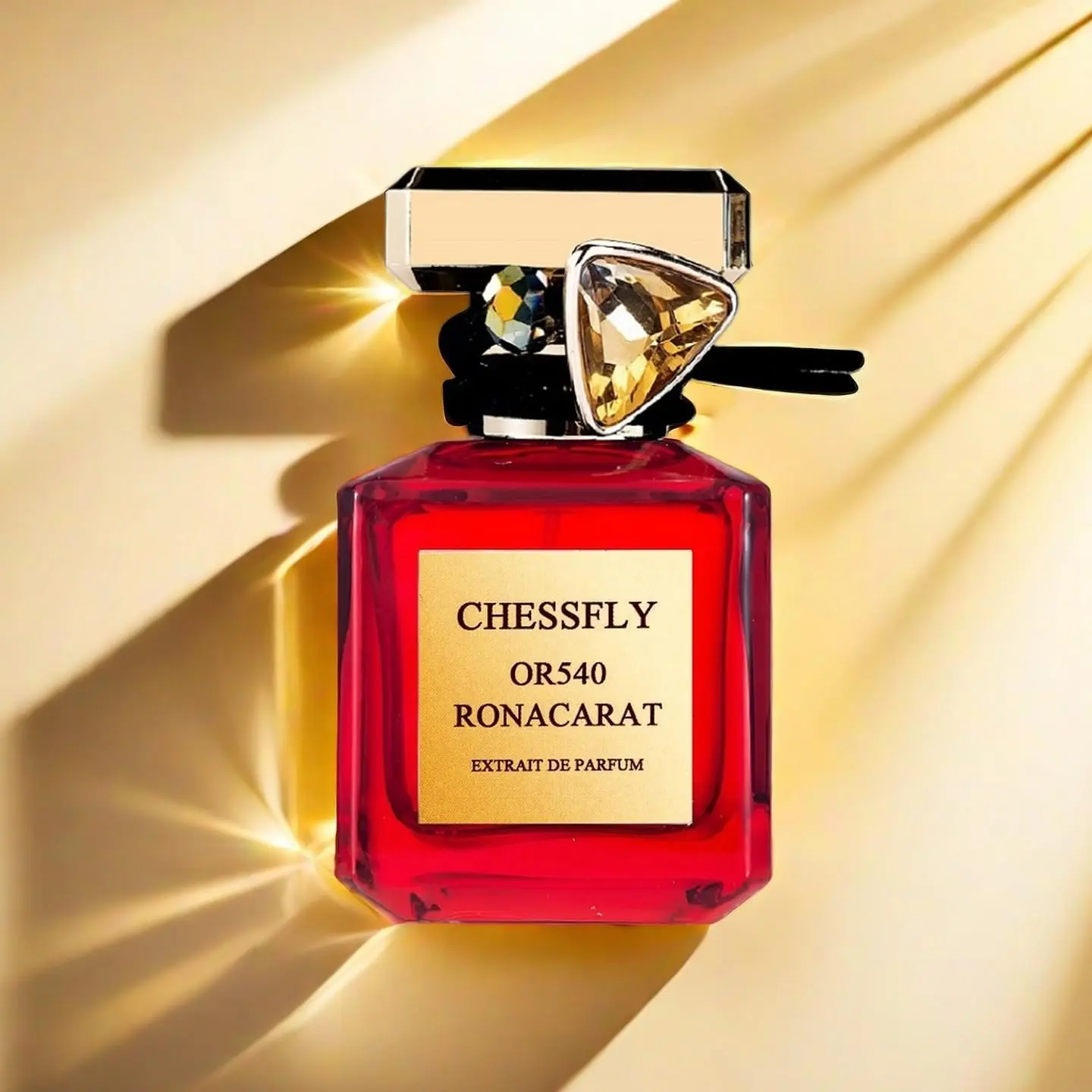 CHESSFLY YAO-Ambery Saffron Extrait de Parfum, 1.7 Fl Oz (50ml) - OR 540 Ronacarat Unisex Cologne for Women