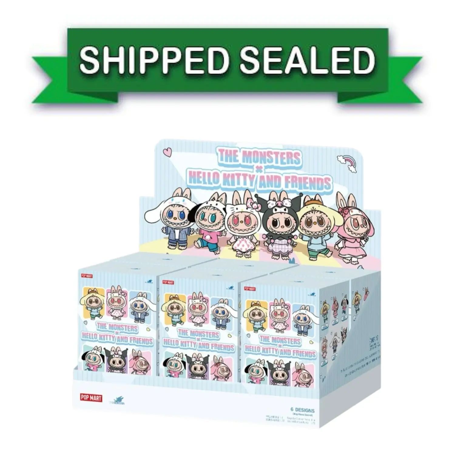 Case Pop Mart The Monsters (Labubu) x Hello Kitty and Friends
