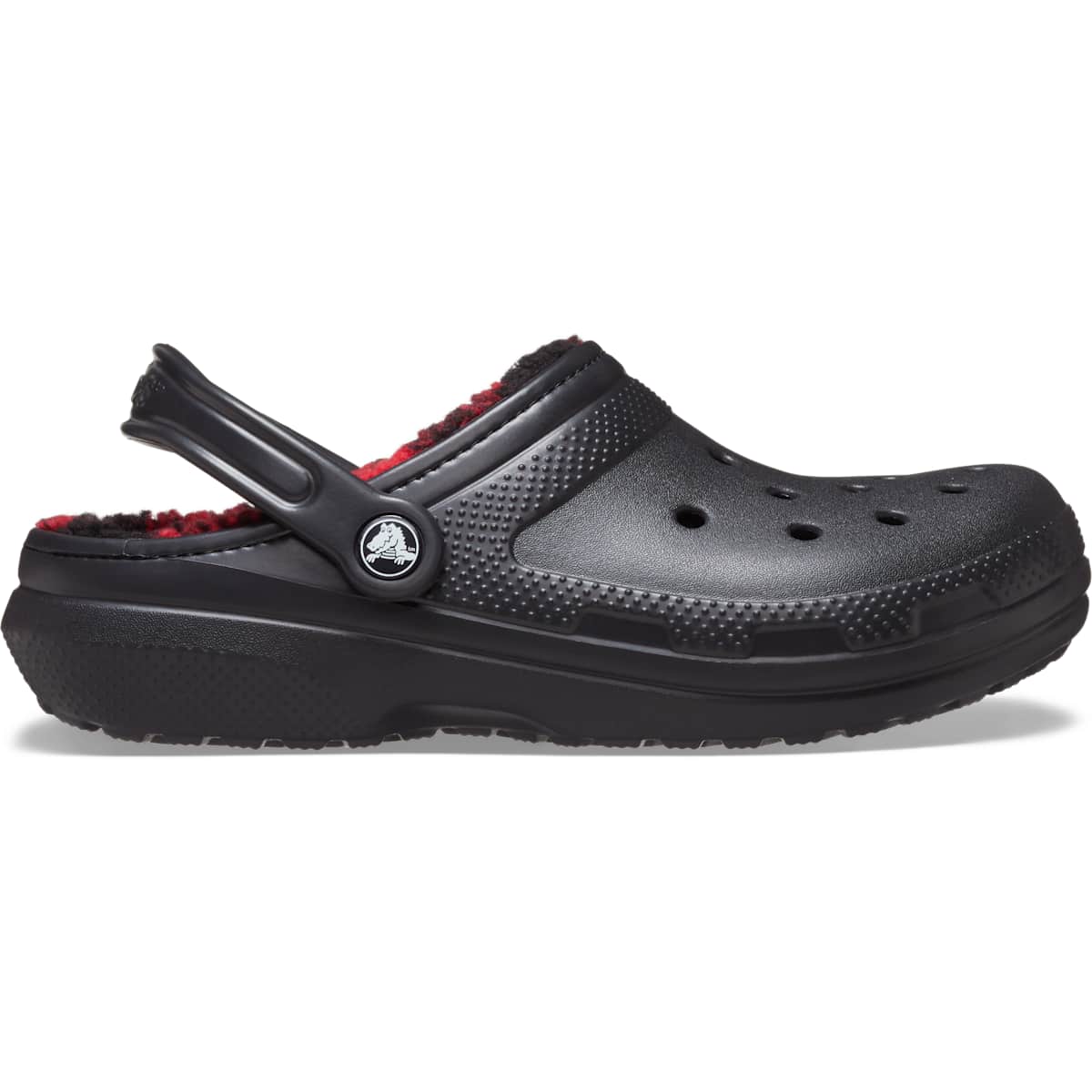 Crocs Adult Classic Buffalo Check Lined Clogs, Lightweight Comfortable Fuzzy Slippers