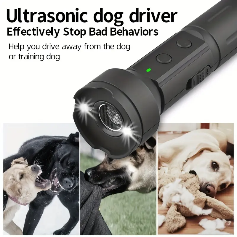 Soundwave technology Dog Repeller, USB Rechargeable Anti-Barking Device, Pet Training Aid, with 2500mAh Lithium Polymer Battery, for Bark Control and Behavior Management, Portable Dog Trainer | Rechargeable Device