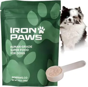 Human Grade Superfood Powder for Dogs Premium Greens Supplement Supports Dental Health Hip and Joint Mobility Gut Health and Immunity Promotes Healthy Skin Coat and Longevity Nutrient Dense Formula 3.5 oz