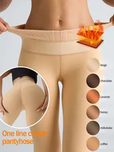 High-Waisted Thicker Thermal Lined Opaque Tights, Sexy Fall Winter Leggings, Multiple Colors Available