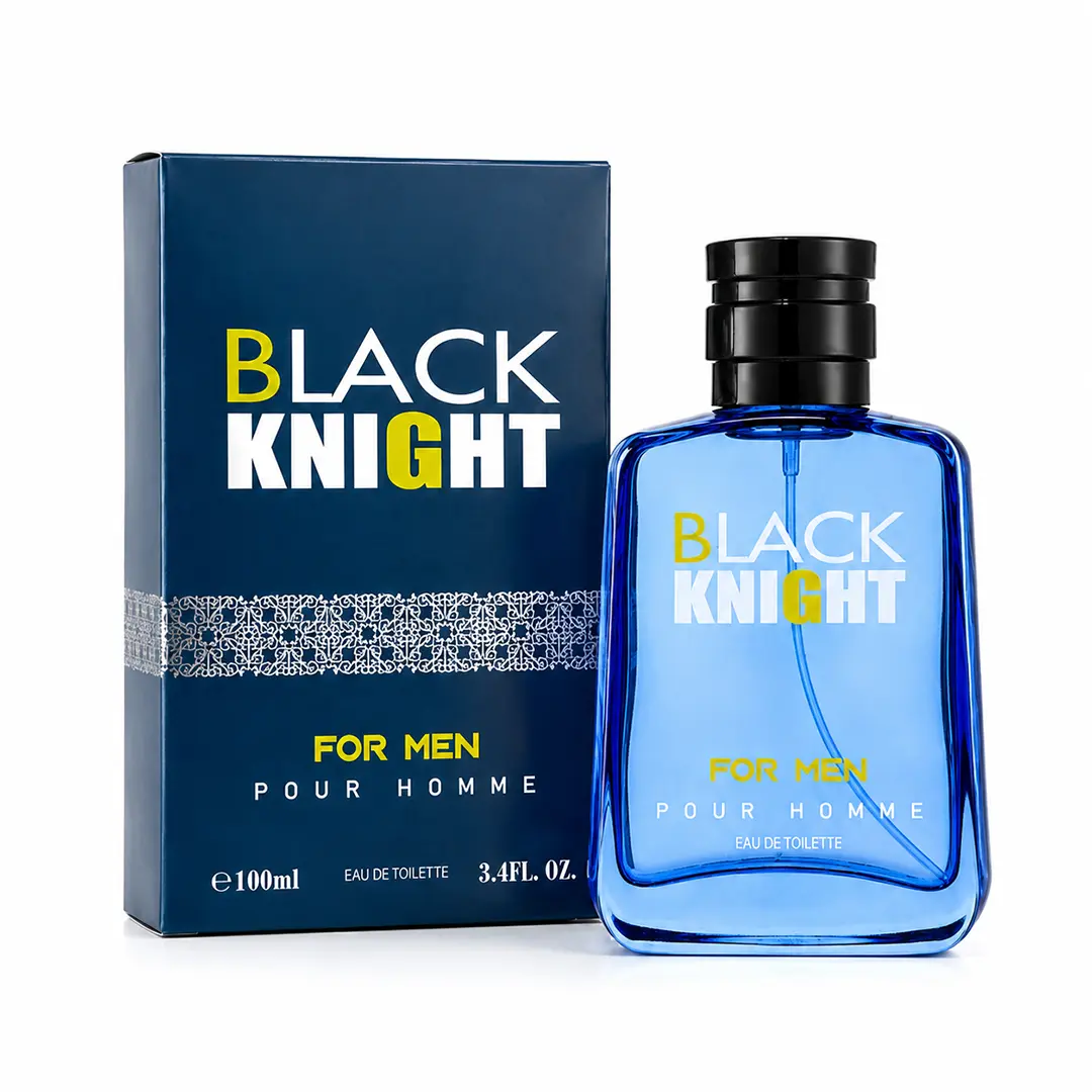 BLACK KNIGHT Pour Homme Men’s Cologne, 100ml / 3.4 fl oz | Long-Lasting Fresh Woody Citrus Scent with Bergamot, Cedar, Amber & Musk | Daily & Date Night Wear|long lasting cologne|date night fragrance, gift for him