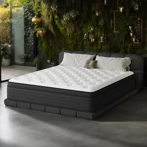 8/12 Inch Memory Mattress with Independent Springs, Provides Pressure Relief, Motion Isolation and Firm Edges, Medium Firm, Twin/Full/Queen/King Size