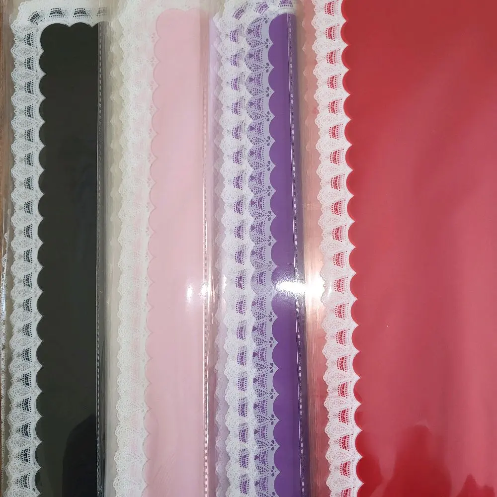 Korean Paper with White Decoration 20 Sheets - Colorful Floral Bouquet Display