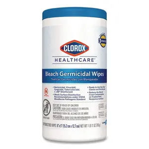 Bleach Germicidal Disinfecting Wipes, 6 in. x 5in., Unscented, for Surface Cleaning (150-Count)