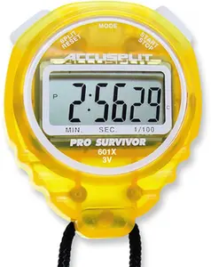 Accusplit A601XLN Pro Survivor Stopwatch with Lemon Case
