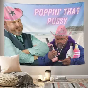 Bertram Tapestry Funny & Meme Wall Hanging Tapestries 3X5 Ft  Bedroom Living Room College Dorm Decorations Flag