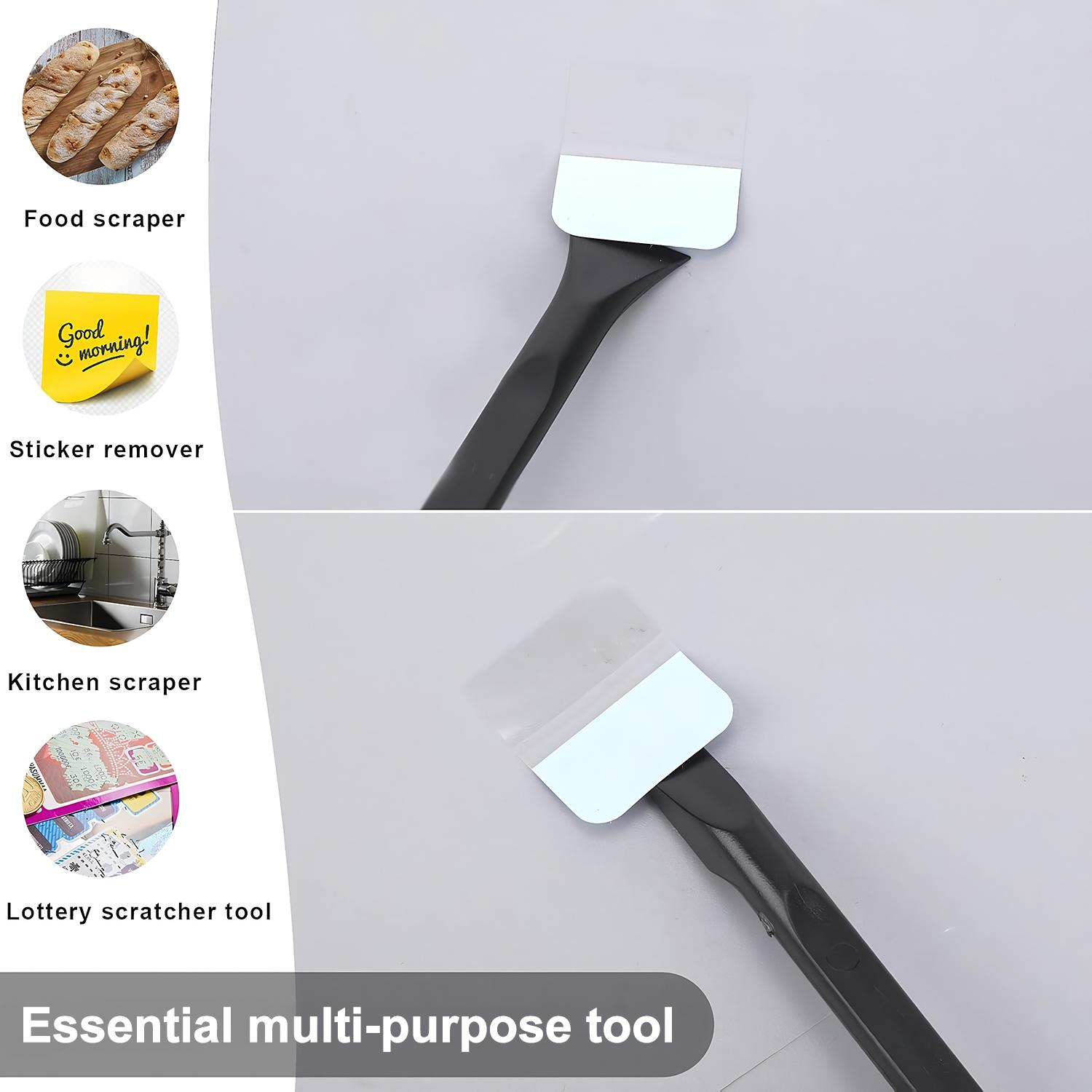 6 PCS Plastic Dual-Ended Cleaning Tools Designed for Cleaning Tight Spaces and Crevices Scratch-Free Multi-Purpose Scraper for Removes stickers Labels Grease