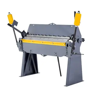 fathersdaygift VEVOR Box and Pan Brake, 48 in Sheet Metal Bending Brake, 12-Gauge Mild Steel Capacity, 0-135 Degree Adjustable, Metal Bender Machine with 8 Fingers, Heavy-Duty Aluminum Folder for Precise Bending