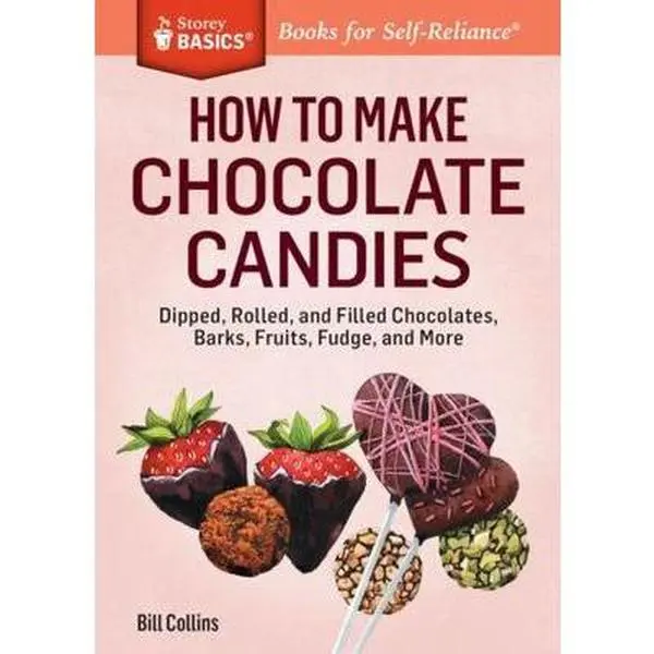 Used Sweet Chocolate Making Book - How to Make Dipped, Rolled, Filled Chocolates, Barks, Fruits, Fudge & More by Bill Collins (Soft Cover, 0.98 lbs, English) [Books Category: Literature & Art], Chocolate Enthusiasts