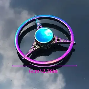 New Metal Rainbow Fidget Spinner Gradient Color R188 Mute Bearing EDC Hand Spinner Fingertip Gyro Anti-Anxiety Kids Adult Toys Relief Stress Realistic keyboard clicker