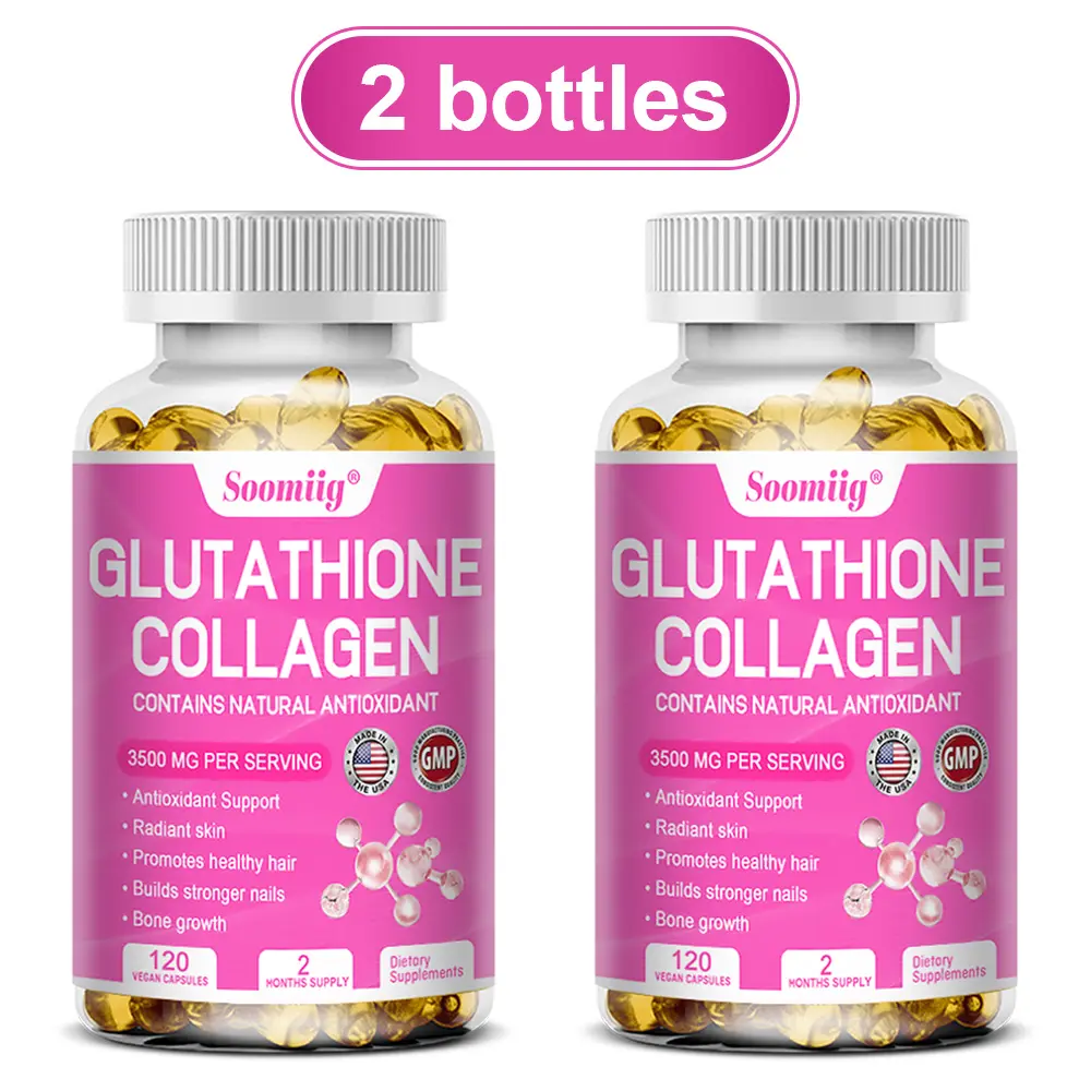 2 Bottle,Soomiig Glutathione Collagen Health Supplement 2 Bottle,Soomiig Glutathione Collagen Health Supplement