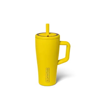 BrüMate Era 20oz Tumbler with Handle and Straw | 100% Leakproof Insulated Tumbler | Keeps Ice 24+ Hours | Cup Holder Friendly Base