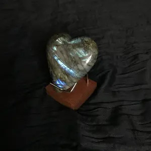Large Labradorite Heart