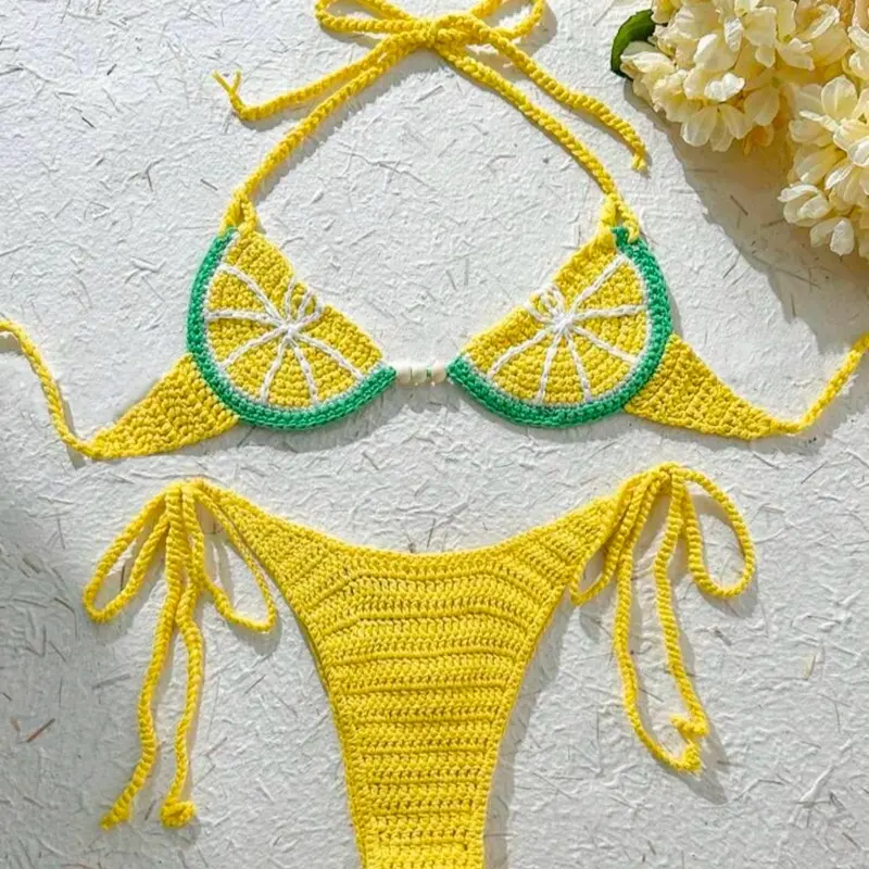 Lemon crochet bathing suit Lemon crochet bathing suit