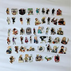 Krafty Kawaii Panda 50 PCS Anime Stickers for Water Bottles Laptop Vinyl Waterproof Decals for Adults Kids Japanese Anime Merch Party Favors Unique Designs Peel and Stick