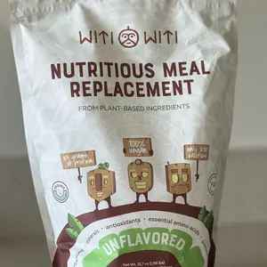 WitiWiti - Vegan Meal Replacement, Plant Based Protein Powder - Superfood, Greens, Prebiotics, Vitamins and Minerals - Dairy & Gluten Free, Low Sugar - All in One Shake for Women & Men, 15 Servings, Vitamin&Wellness Supplements Dietary Healthcare Edible
