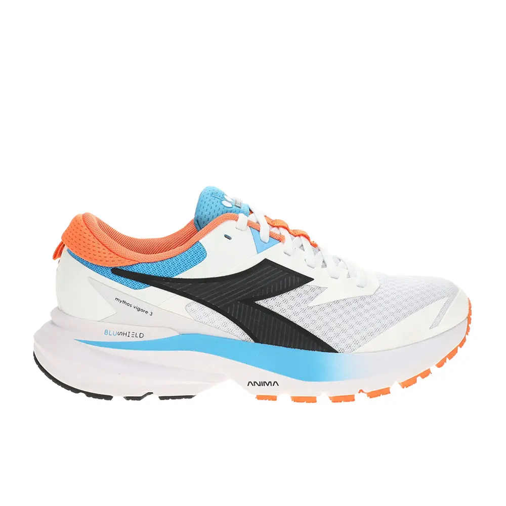 diadora Mens Mythos Blushield Vigore 3 Running Sneakers Shoes - Off White