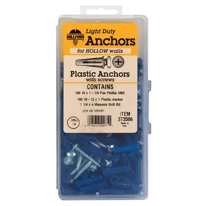 ACEDS 5325857 10-12 Phillip Plastic Anchor Kit