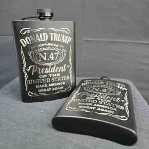 Trump 2024 Drinking Flask Stainless steel Graphics Design ....