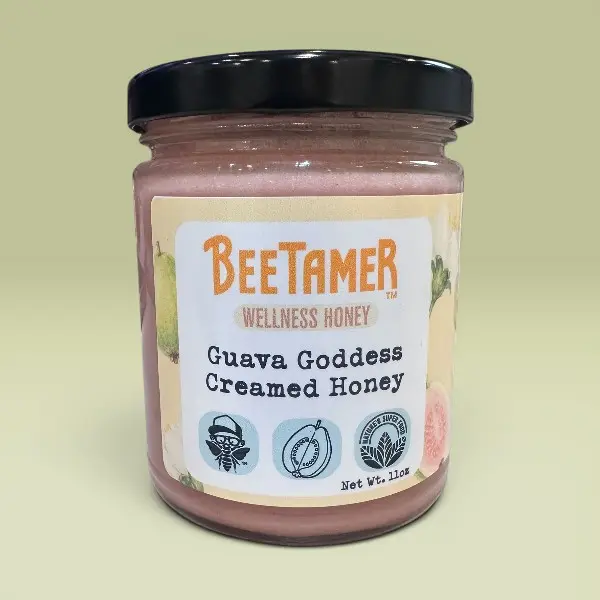 Bee Tamer's Guava Goddess Creamed Honey – 11oz Jar