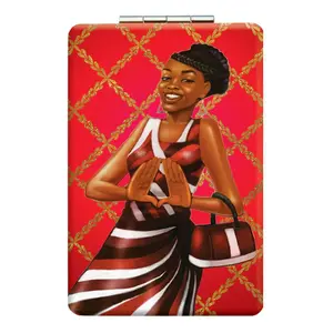 Crimson Diva Compact/Pocket Mirror