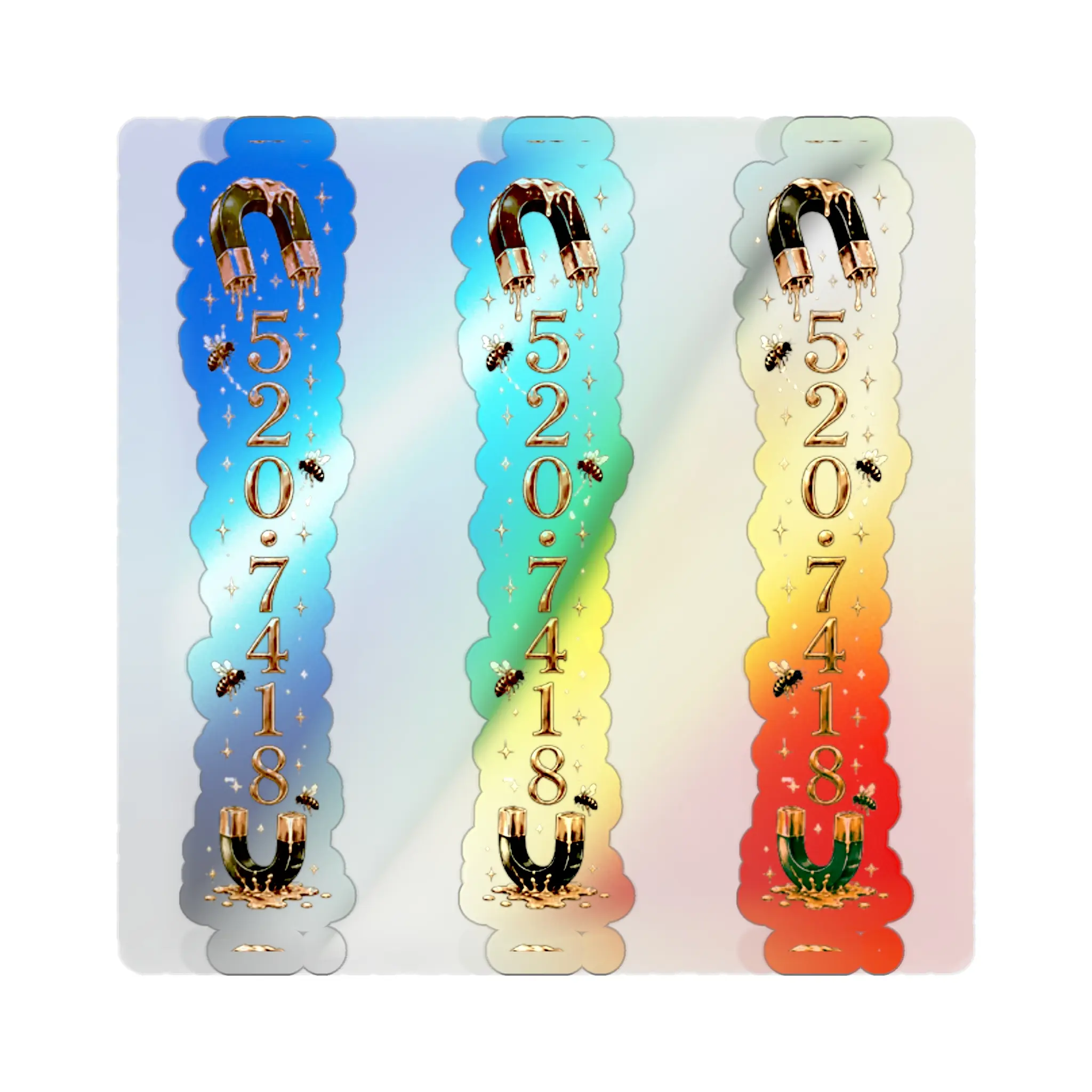 Grabivoi Code Holographic Die-Cut Stickers