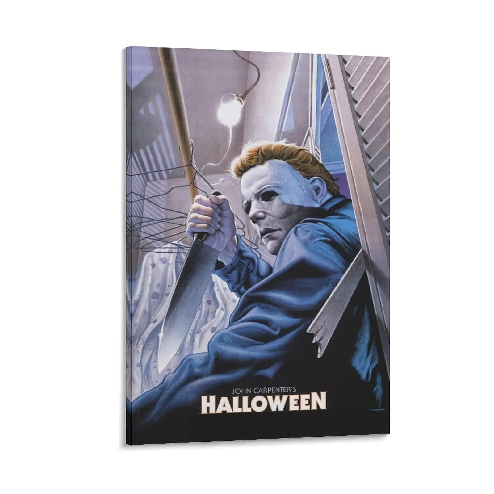 Michaels Myers Halloweens Poster, Scary Wall Art Print for Bedroom. Ideal for Horror Movie Fans, Modern Family Decor. Poster Canvas Wall Art For Bedroom Decor Bar Office Room Decor Gift