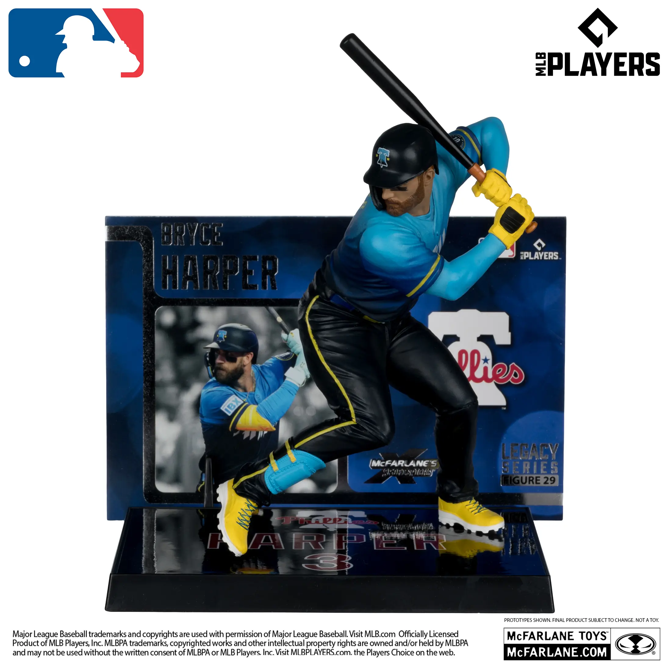 PHILADELPHIA PHILLIES BRYCE HARPER MLB LEGACY 7" MCFARLANE SPORTS PICK FIGURE