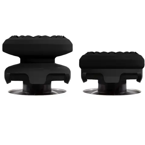 Professional Rubber Game Thumbsticks for PS4 & PS5, Purple-Black-White, Improved Accuracy, Enhanced Comfort, Non-Slip Grip, Console Controller Accessories