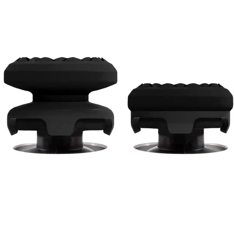 Professional Rubber Game Thumbsticks for PS4 & PS5, Purple-Black-White, Improved Accuracy, Enhanced Comfort, Non-Slip Grip, Console Controller Accessories