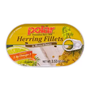Herring in Mustard Sauce - 3.53 oz - Multiple Pack Sizes