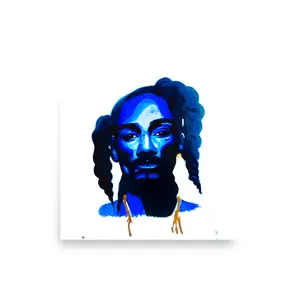 Snoop Inspired Art Print Decor Matte Museum-quality Poster on Thick Matte Paper 10.3 mil 189 g/m² for Room & Office Decoration