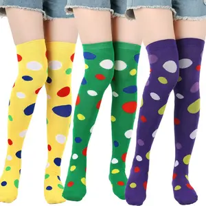 Clown Stockings Dot Halloween Costume