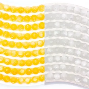 B476]UV Reaction Yellow DIY Beads DIY Charms Set LL