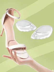 Simple Solid Color Silicone Five-finger Front Sole Pad, Anti-slip Shoes Insert, Shoes Insert for Women & Men, Shoe Protector