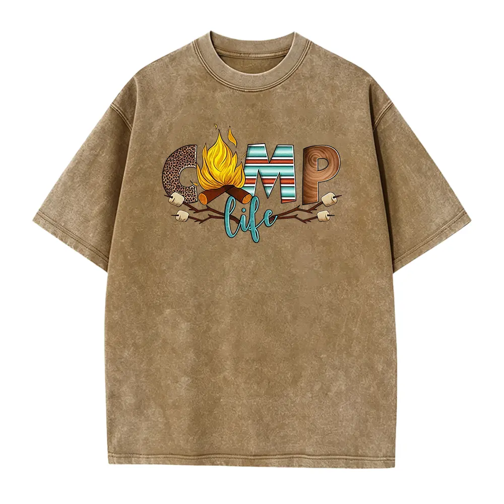Camp Life Shirt, Happy Camping Shirt, Camping Fire Shirt, Camper Shirt, Nature Lover Shirt, Hiking Gifts, Glamping Shirt, RV Camping Gifts