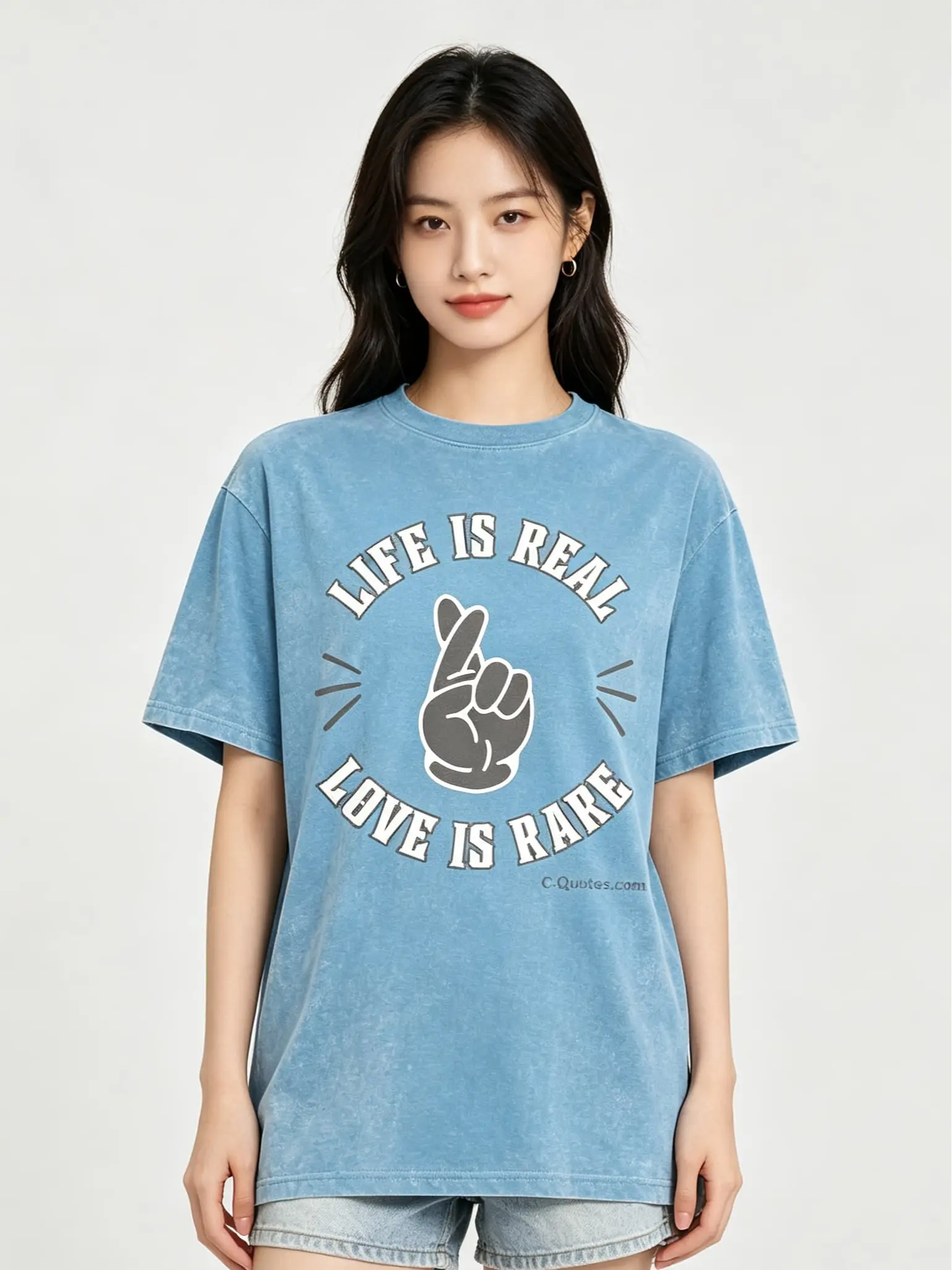 Vintage acid-wash purple “Life Is Real Love Is Rare” peace handprint T-shirt, 100% cotton, soft, breathable, moisture-wicking, drop-shoulder crew neck short-sleeve tee, unisex retro hippie casual top for daily travel, gym, and home wear, S–5XL, durable, w