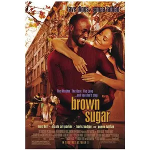 Brown Sugar 2002 Movie Film Wall Art Print for Theater Movie Night Room Decor 24x36 Poster