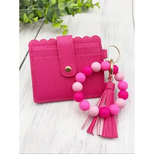 Fashionable Tassel Decor Beaded Keychain, Cute Tassel Design Keychain for Women & Girls, Trendy All-match Keychain for Birthday Gift, Charms,Gifts For Women