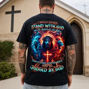 Men'S Christian Faith T-Shirt In S - Y2K Street Style, Featuring God'S Choice Print, Perfect For Church, Casual Outings, And As Christian Gifts - Machine Washable With A Crew Neck And Short Sleeves Unisex[100% COTTON]