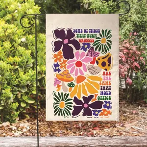 Some Of Those That Burn Crosses Are The Same That Hold Office Flag Anti Tr^mp Yard Sign Anti Republicanboho Flower Resistance Garden Sign