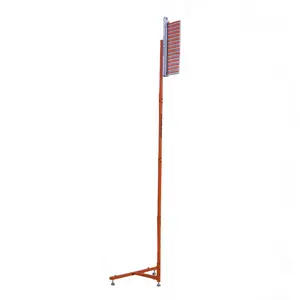 TH1000 Floor Stand Vertical Jump Measuring System - Orange with Black Logo by The Top Hopper, Measures in One Inch Increments