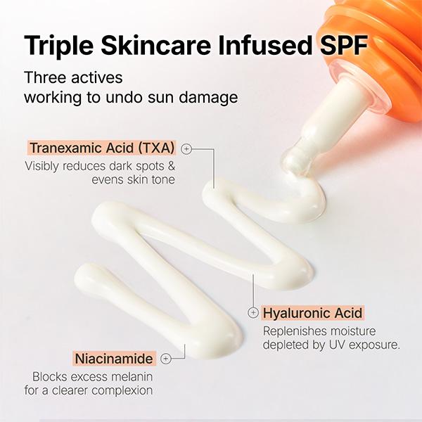 [manyo] Airlight Moisturizing Sunscreen - Lightweight Hydrating Korean Sunscreen, No White Cast Daily Sun Shield, Skin Repair Makeup Prep Moisture Hydrate