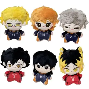 2026 new Kawaii Haikyuu Doll Cute Anime Plushies Kozume Kenma Tobio Kageyama Shoyo Hinata Stuffed Plush Toy Bag Pendant Plushies Gifts
