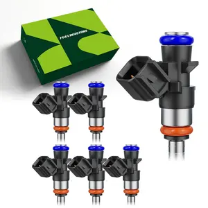Fuel Injectors V6 3.6L Compatible with (12-17) Jeep Wrangler | (11-15) Jeep Grand Cherokee | (11-17) Challenger | (13-17) Ram 1500 | (11-19) Charger/Chrysler 300 | 4 Holes #280158233,FJ1147(6pcs)