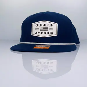 The Gulf of America Hat is a stylish and functional accessory inspired by the coastal beauty and marine heritage of the Gulf region.